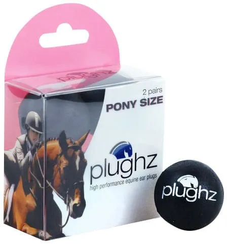 Plughz Equine Ear Plugs, 2 Pair Pack