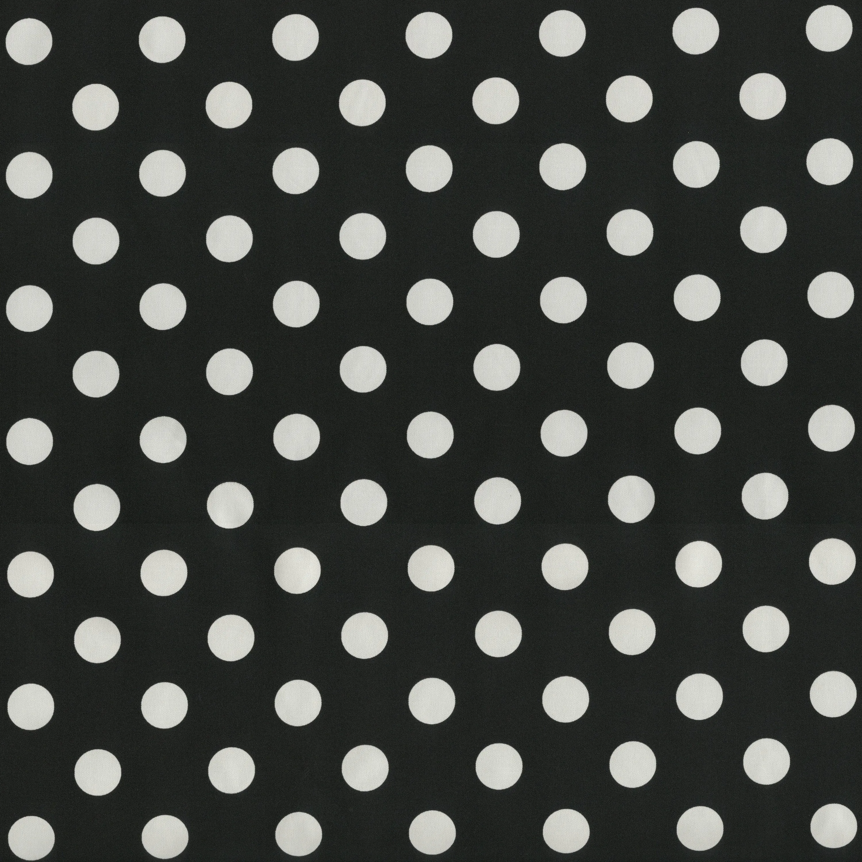 Polka Dot Black Reversible Chair Pad (Set Of 2)