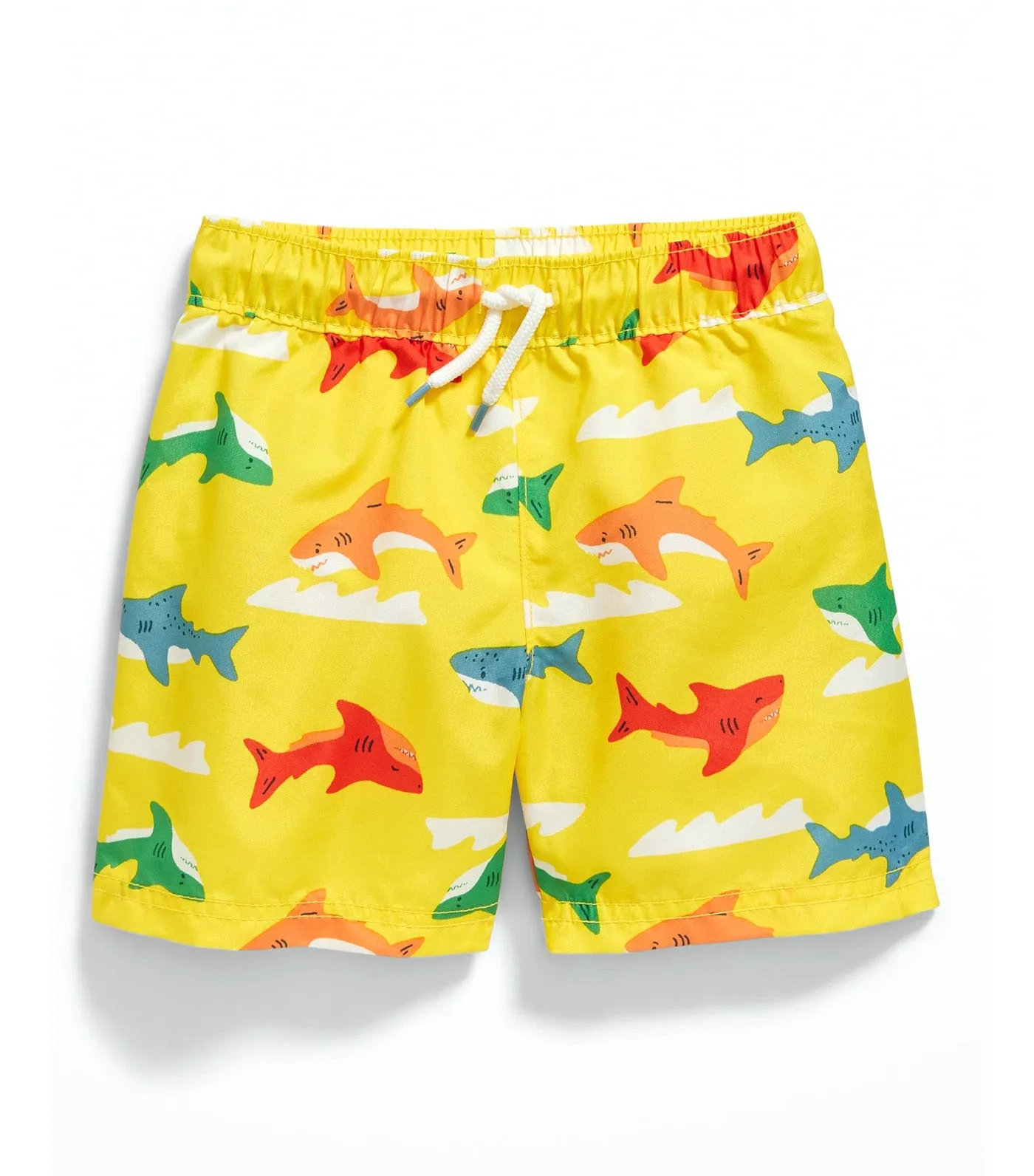 Printed Swim Trunks for Toddler Boys - Sharks