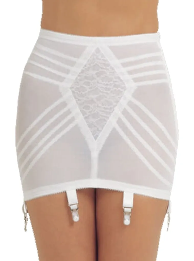 Rago Extra Firm Open Bottom Girdle with Garters