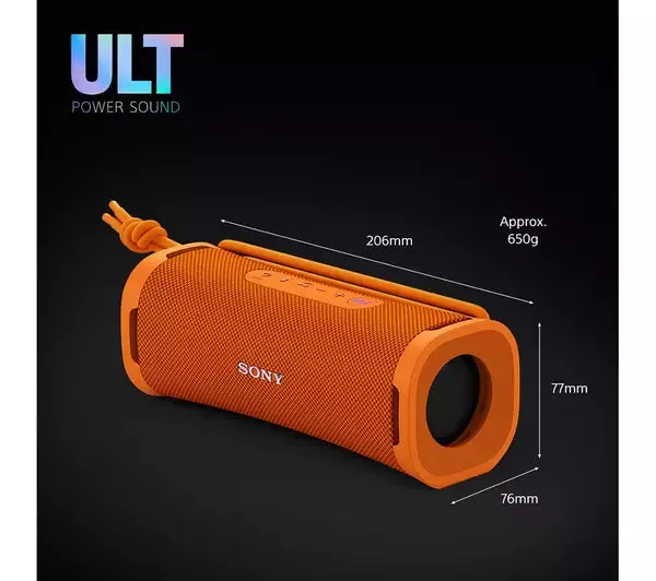 Sony ULT FIELD 1 Wireless Bluetooth Portable Speaker SRSULT10D Orange