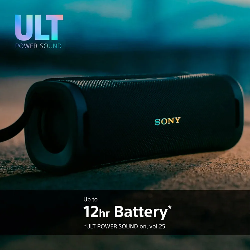 Sony ULT POWER SOUND ULT FIELD 1 Wireless Portable Speaker - Black | SRSULT10B.CE7