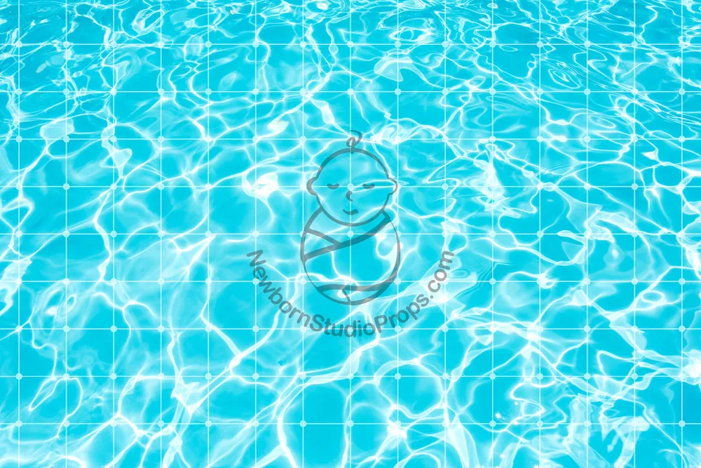 Studio Backdrop/Floor Swimming Pool WAT002