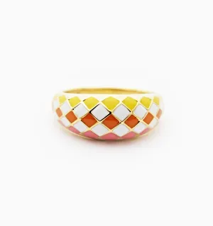 Sunset Checker Ring