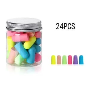 Travel Earplugs - Noise Reduction for Traveling - 24/60/120 Pcs