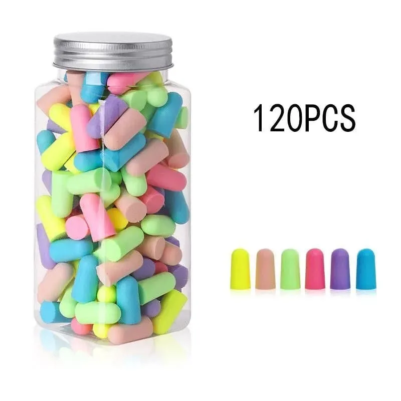 Travel Earplugs - Noise Reduction for Traveling - 24/60/120 Pcs