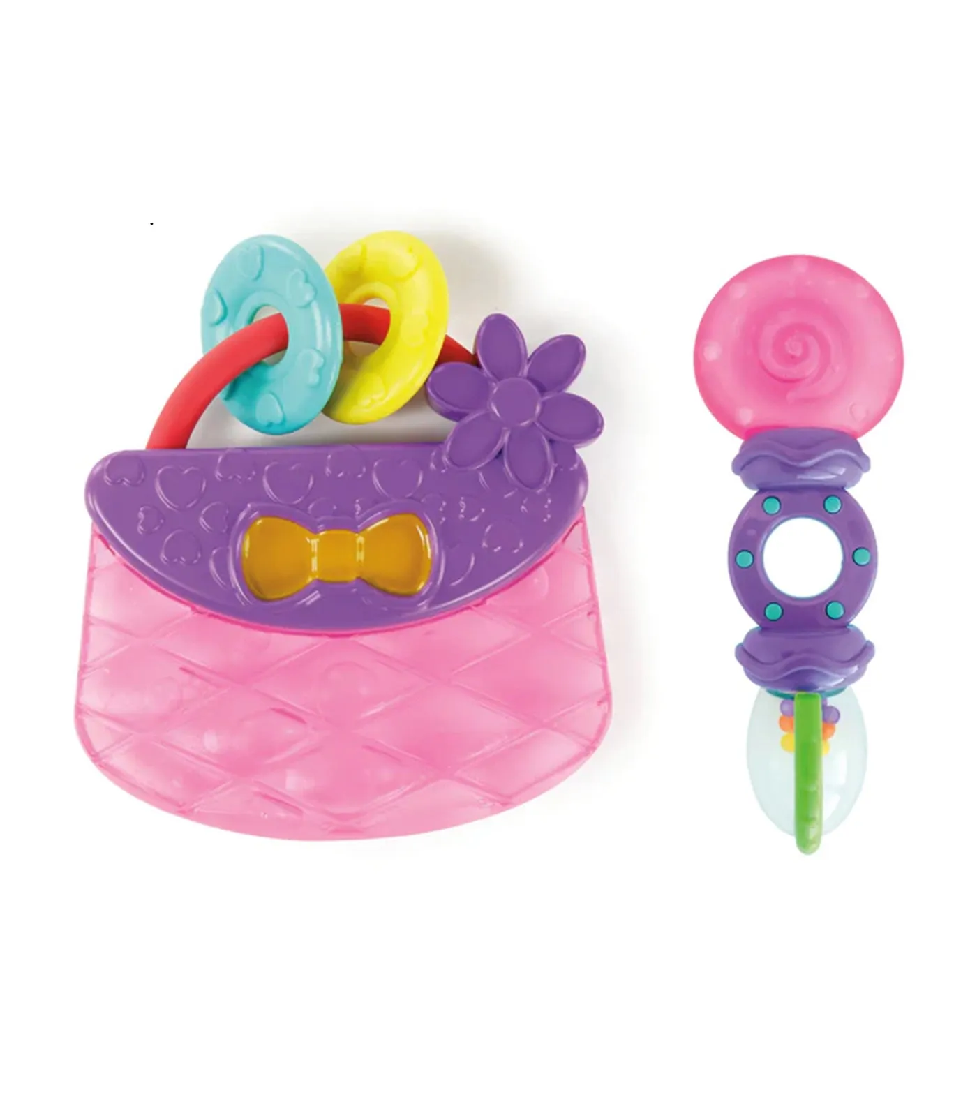 Two-Pack Rattle Teether - Tote & Teethe