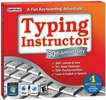 TYPING INSTRUCTOR 30TH ANIVERSARYSP-EN (WIN XP,VISTA,WIN 7,WIN 8-MAC 10.4 OR LATER)