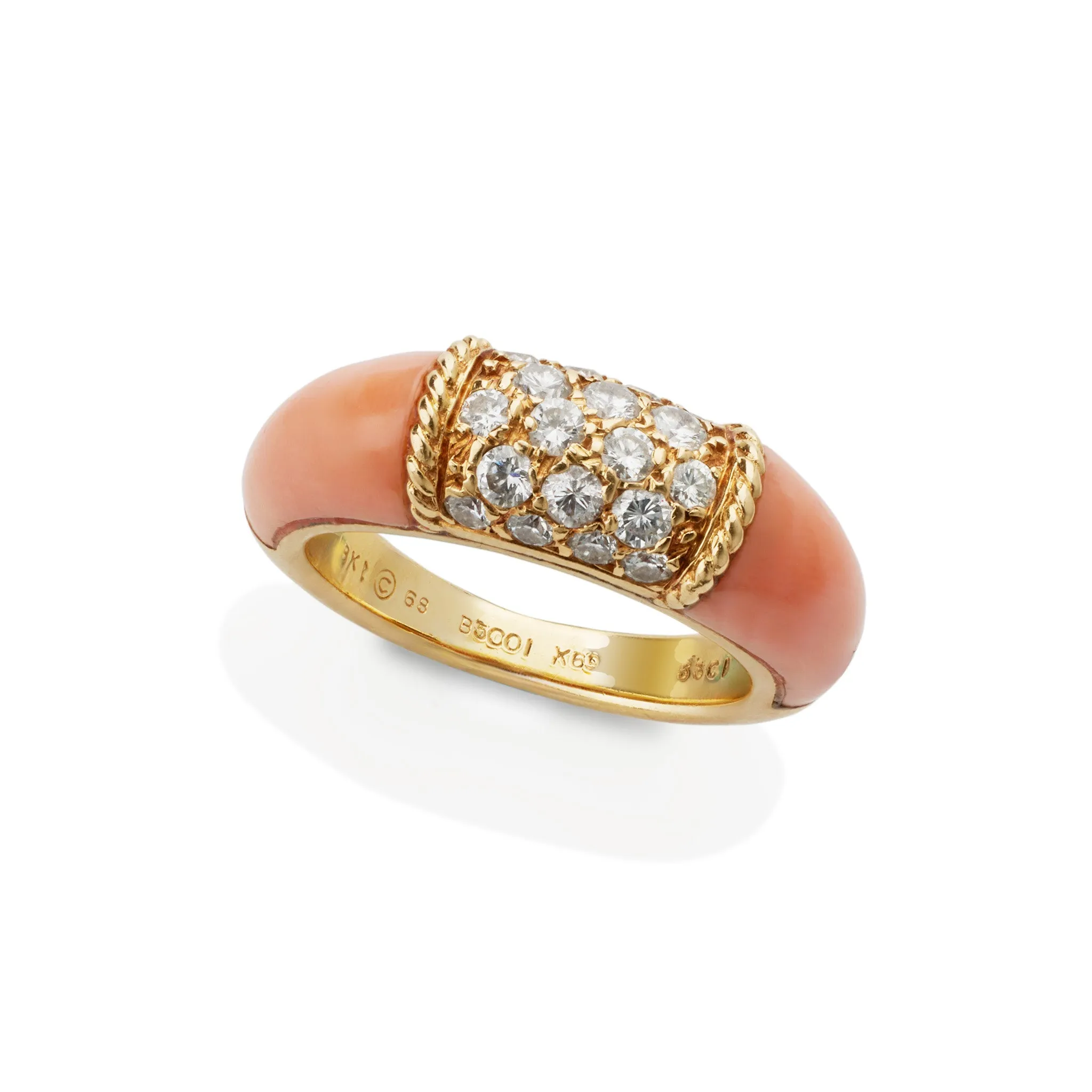 Van Cleef & Arpels Paris Angelskin Coral "Philippine" Ring