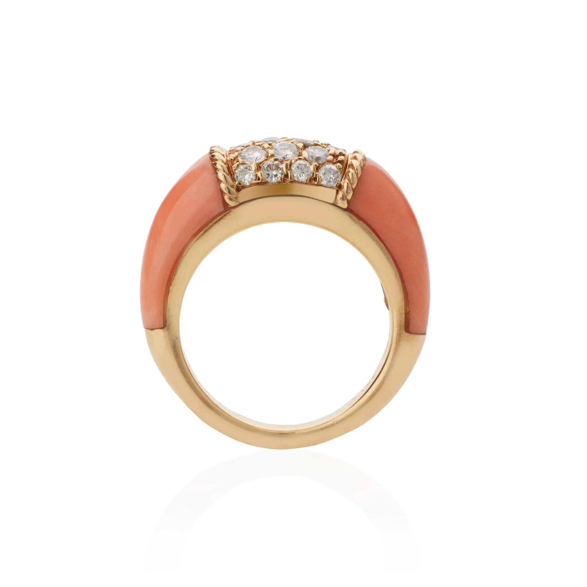 Van Cleef & Arpels Paris Angelskin Coral "Philippine" Ring