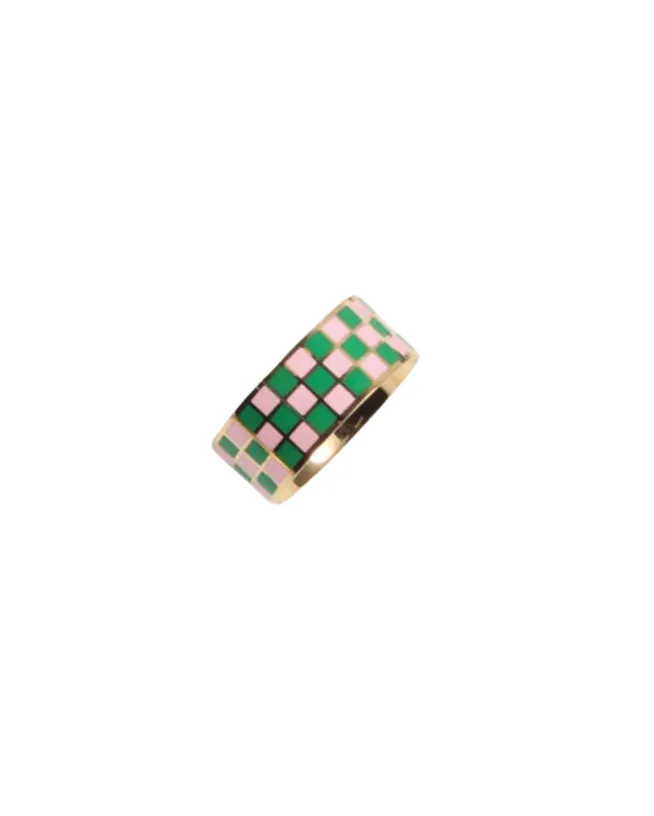 Waterproof Colorful Block Cigar Ring